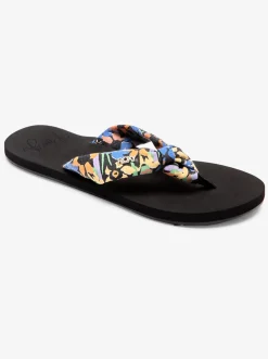 Roxy Slippers*Paia - Sandalen Voor Dames Black Print