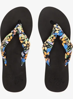 Roxy Slippers*Paia - Sandalen Voor Dames Black Print