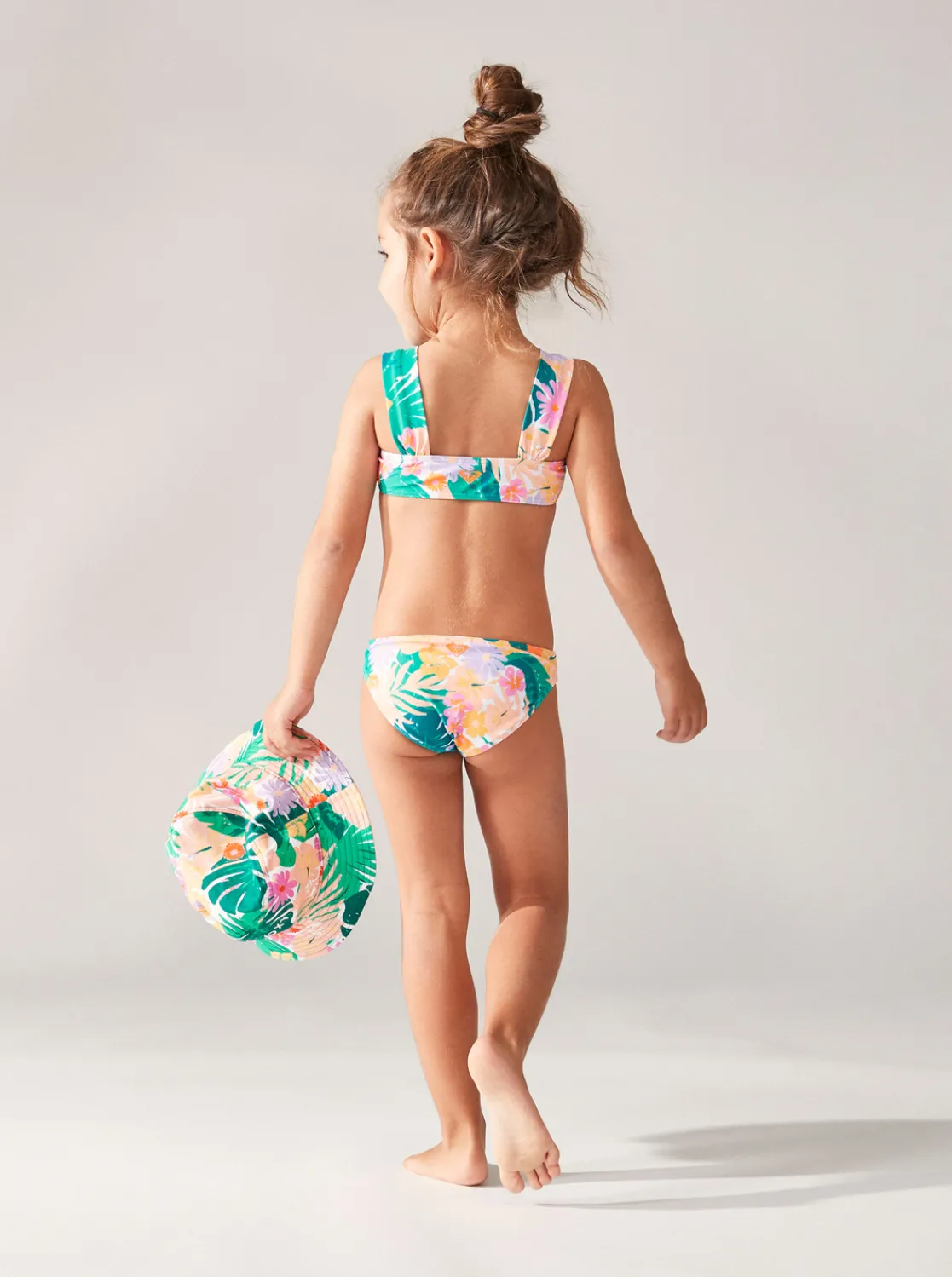 Roxy Swim*Paradisiac Island - Bralette Bikiniset Voor Meisjes 2-7 Mint Tropical Trails