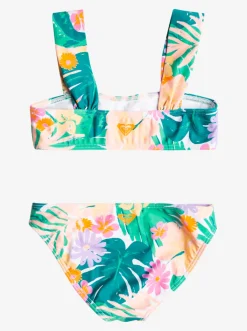 Roxy Swim*Paradisiac Island - Bralette Bikiniset Voor Meisjes 2-7 Mint Tropical Trails