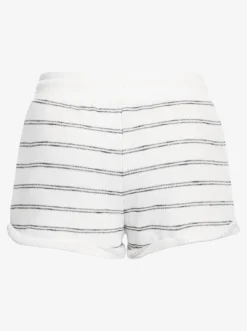 Roxy Shorts*Perfect Wave - Short Van Joggingstof Voor Dames Snow White Horiz Will Stripes