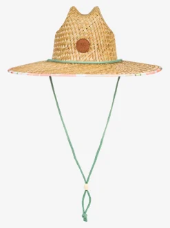 Roxy Hoeden & Petten*Pina To My Colada Printed - Zonnehoed Voor Dames Bright White Subtly Salty Mult