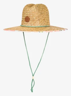 Roxy Hoeden & Petten*Pina To My Colada Printed - Zonnehoed Voor Dames Bright White Subtly Salty Mult