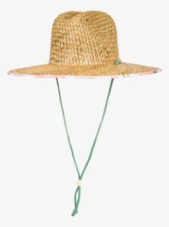 Roxy Hoeden & Petten*Pina To My Colada Printed - Zonnehoed Voor Dames Bright White Subtly Salty Mult