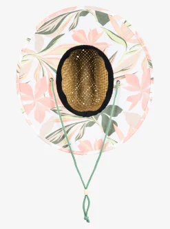 Roxy Hoeden & Petten*Pina To My Colada Printed - Zonnehoed Voor Dames Bright White Subtly Salty Mult