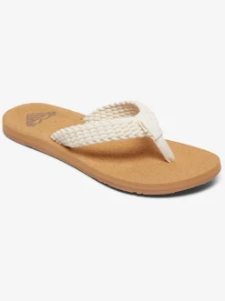Roxy Slippers*Porto - Sandalen Voor Dames Natural