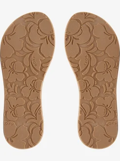 Roxy Slippers*Porto Raffia - Teenslippers Voor Dames Fall Leaf Multi
