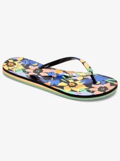 Roxy Slippers*Portofino - Sandalen Voor Dames Black Multi
