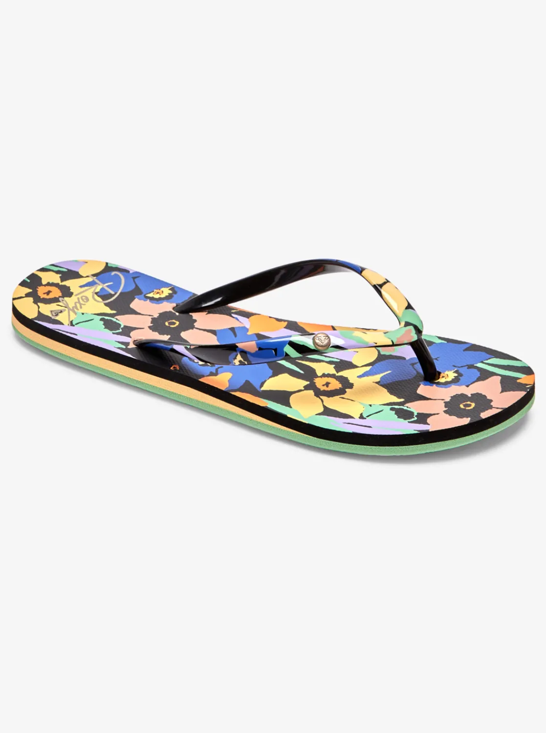 Roxy Slippers*Portofino - Sandalen Voor Dames Black Multi