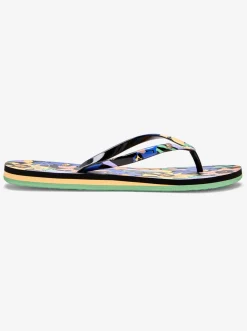 Roxy Slippers*Portofino - Sandalen Voor Dames Black Multi