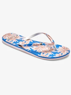 Roxy Slippers*Portofino - Sandalen Voor Dames Light Blue
