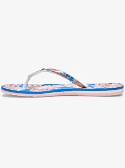 Roxy Slippers*Portofino - Sandalen Voor Dames Light Blue
