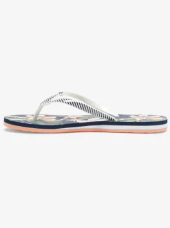 Roxy Slippers*Portofino - Sandalen Voor Dames Dc Navy/White