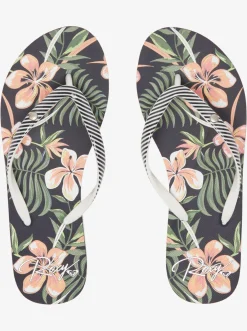 Roxy Slippers*Portofino - Sandalen Voor Dames Dc Navy/White