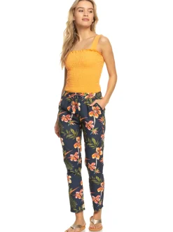 Roxy T-Shirts & Tops*Postcard To Home - Top Met Smokwerk Voor Dames Mock Orange