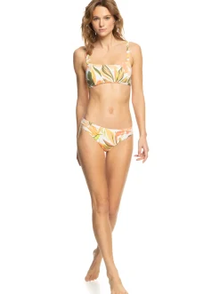 Roxy Bikini Tops*Printed Beach Classics - Bikinitop Met Beugels Cupmaat D Voor Dames Bright White Subtly Salty Flat