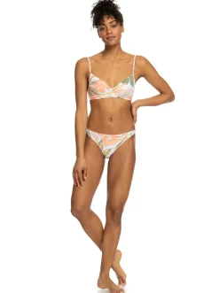 Roxy Bikini Tops*Printed Beach Classics - Bikinitop Voor Dames Bright White Subtly Salty Flat