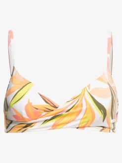 Roxy Bikini Tops*Printed Beach Classics - Bikinitop Voor Dames Bright White Subtly Salty Flat