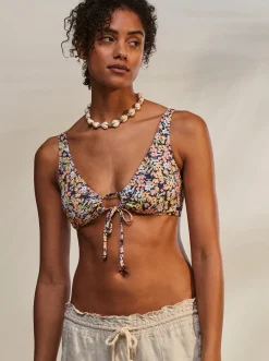 Roxy Bikini Tops*Printed Beach Classics - Bralette Bikinitop Voor Dames Mood Indigo Ditsy Love