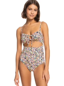 Roxy Monokini'S*Printed Beach Classics - Eendelig Badpak Voor Dames Mood Indigo Ditsy Love