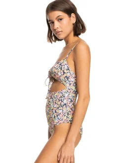 Roxy Monokini'S*Printed Beach Classics - Eendelig Badpak Voor Dames Mood Indigo Ditsy Love