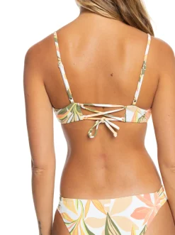 Roxy Bikini'S*Printed Beach Classics - Sportieve Bikiniset Voor Dames Bright White Subtly Salty Flat