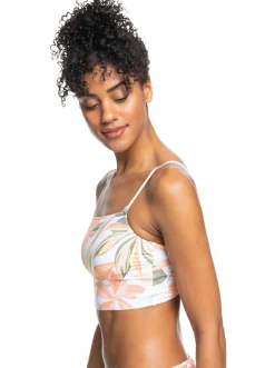 Roxy Bikini Tops*Printed Beach Classics - Tank Bikinitop Voor Dames Bright White Subtly Salty Flat
