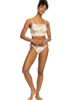Roxy Bikini Tops*Printed Beach Classics - Tank Bikinitop Voor Dames Bright White Subtly Salty Flat
