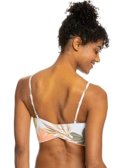 Roxy Bikini Tops*Printed Beach Classics - Tank Bikinitop Voor Dames Bright White Subtly Salty Flat