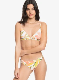 Roxy Bikini'S*Printed Beach Classics - Triangel Bikiniset Voor Dames Bright White Subtly Salty Flat