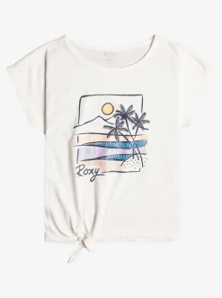 Roxy T-Shirts & Blouses*Pura Playa - Geknoopt T-Shirt Voor Meisjes 4-16 Snow White