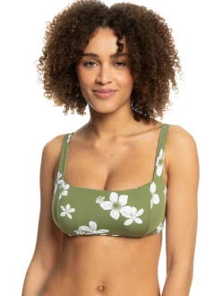 Roxy Bikini Tops*Retro - Bikinitop Met Cupmaat D Voor Dames Loden Green Surfrider Spirit S