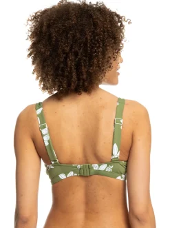 Roxy Bikini Tops*Retro - Bikinitop Met Cupmaat D Voor Dames Loden Green Surfrider Spirit S