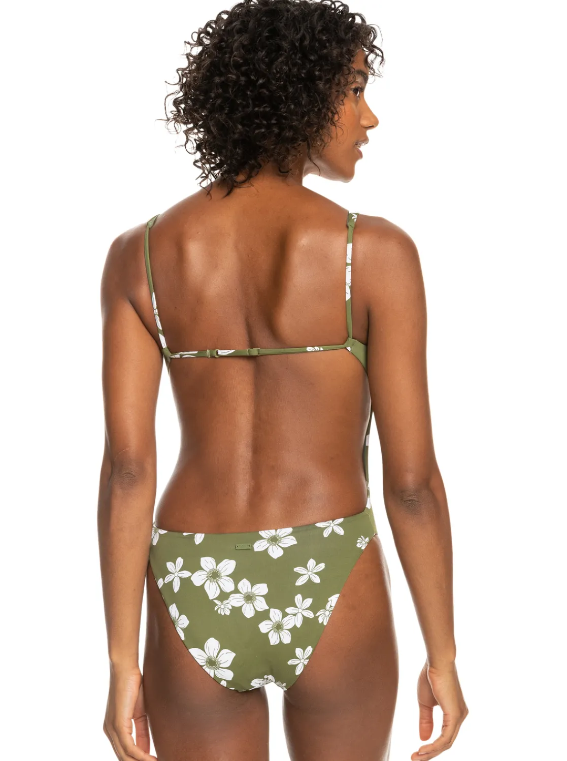 Roxy Monokini'S*Retro - Eendelig Badpak Voor Dames Loden Green Surfrider Spirit S