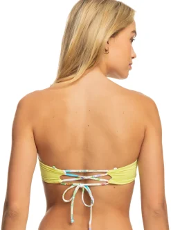 Roxy Bikini Tops*Retro Revo - Bandeau Bikinitop, Aan Twee Kanten Draagbaar Voor Dames Snow White Pualani Combo