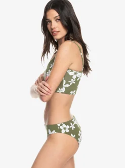 Roxy Bikini'S*Retro Revo - Bikiniset, Aan Twee Kanten Draagbaar Voor Dames Loden Green Surfrider Spirit S