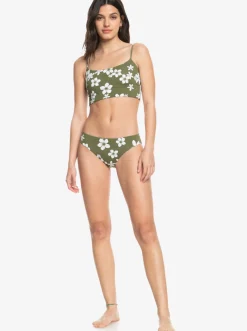 Roxy Bikini'S*Retro Revo - Bikiniset, Aan Twee Kanten Draagbaar Voor Dames Loden Green Surfrider Spirit S