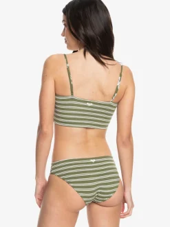Roxy Bikini'S*Retro Revo - Bikiniset, Aan Twee Kanten Draagbaar Voor Dames Loden Green Surfrider Spirit S