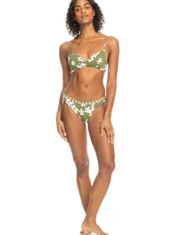 Roxy Bikini'S*Retro Revo - Bikiniset, Aan Twee Kanten Draagbaar Voor Dames Loden Green Surfrider Spirit S