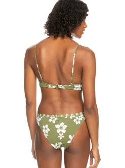 Roxy Bikini'S*Retro Revo - Bikiniset, Aan Twee Kanten Draagbaar Voor Dames Loden Green Surfrider Spirit S