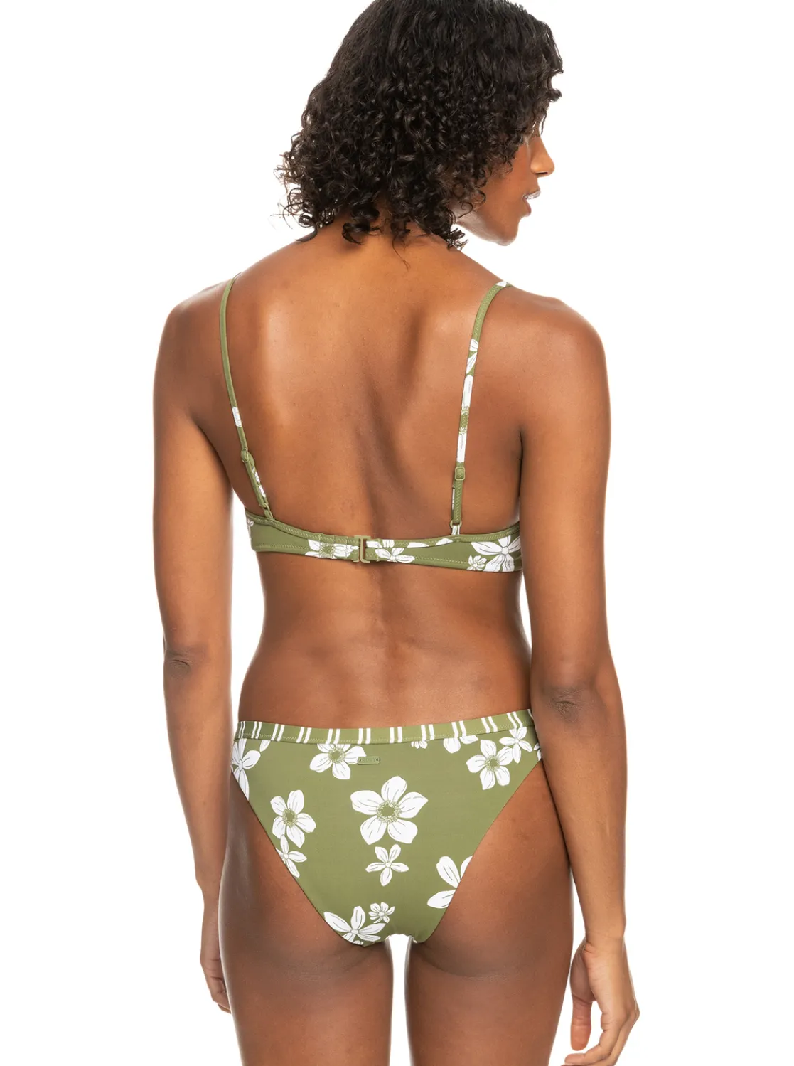 Roxy Bikini'S*Retro Revo - Bikiniset, Aan Twee Kanten Draagbaar Voor Dames Loden Green Surfrider Spirit S