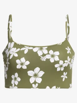Roxy Bikini Tops*Retro Revo - Bikinitop, Aan Twee Kanten Draagbaar Voor Dames Loden Green Surfrider Spirit S