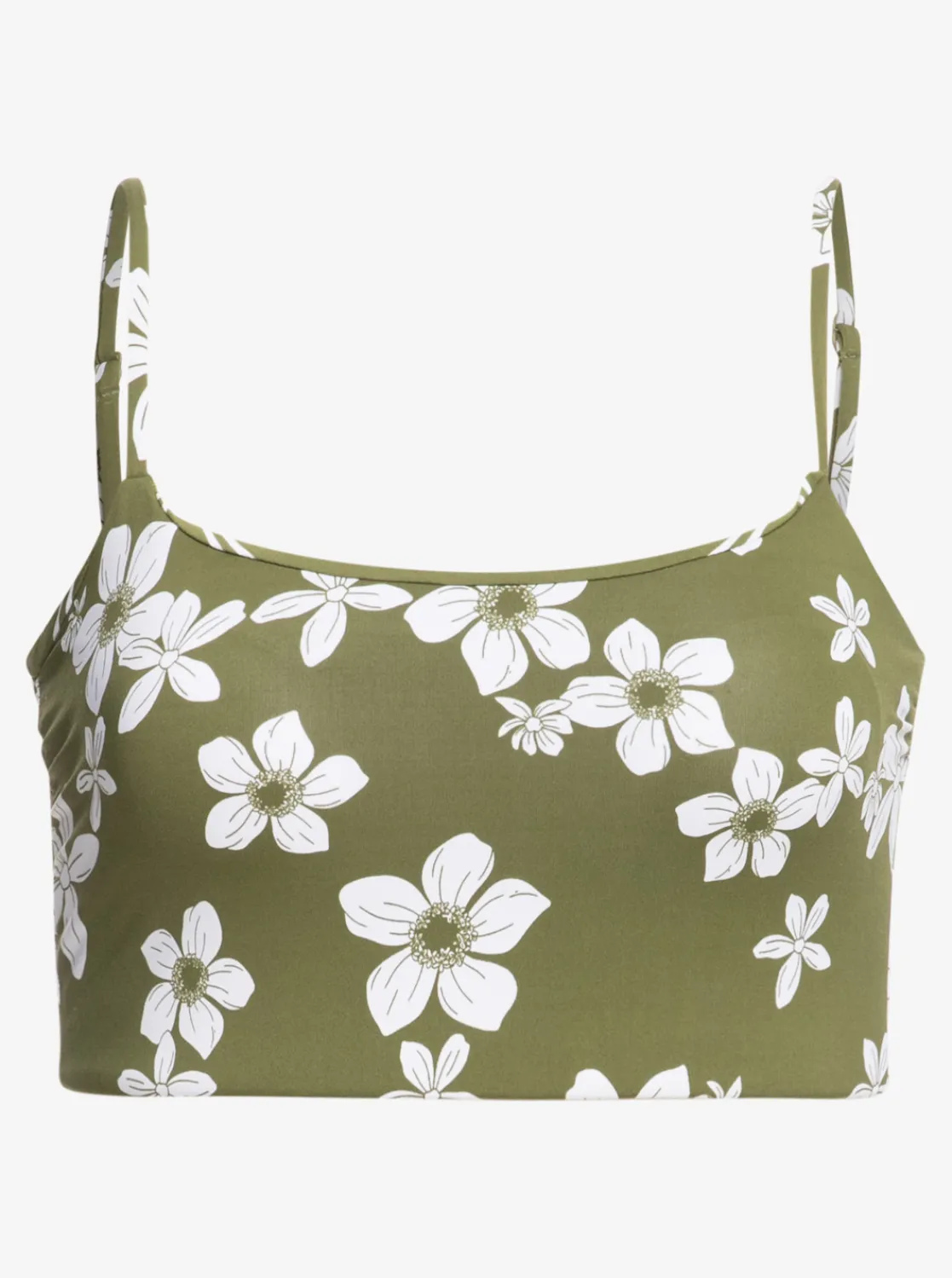 Roxy Bikini Tops*Retro Revo - Bikinitop, Aan Twee Kanten Draagbaar Voor Dames Loden Green Surfrider Spirit S