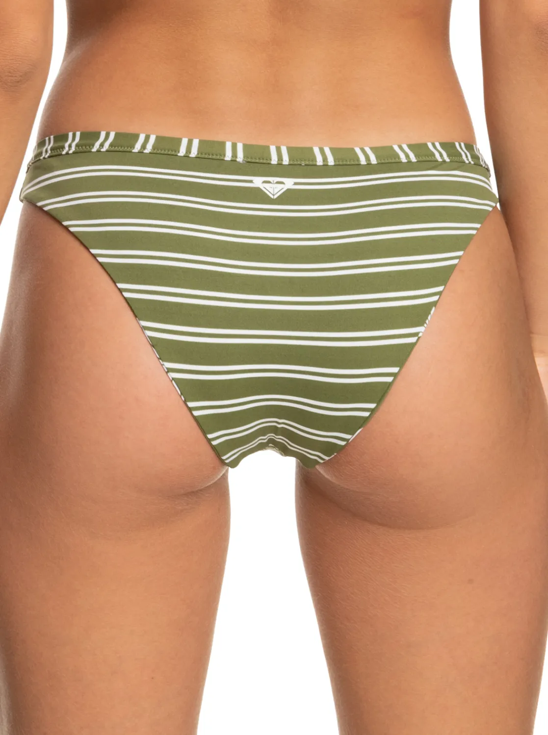 Roxy Bikini Bottoms*Retro Revo - Medium Bikinibroekje, Aan Twee Kanten Draagbaar Voor Dames Loden Green Surfrider Spirit S