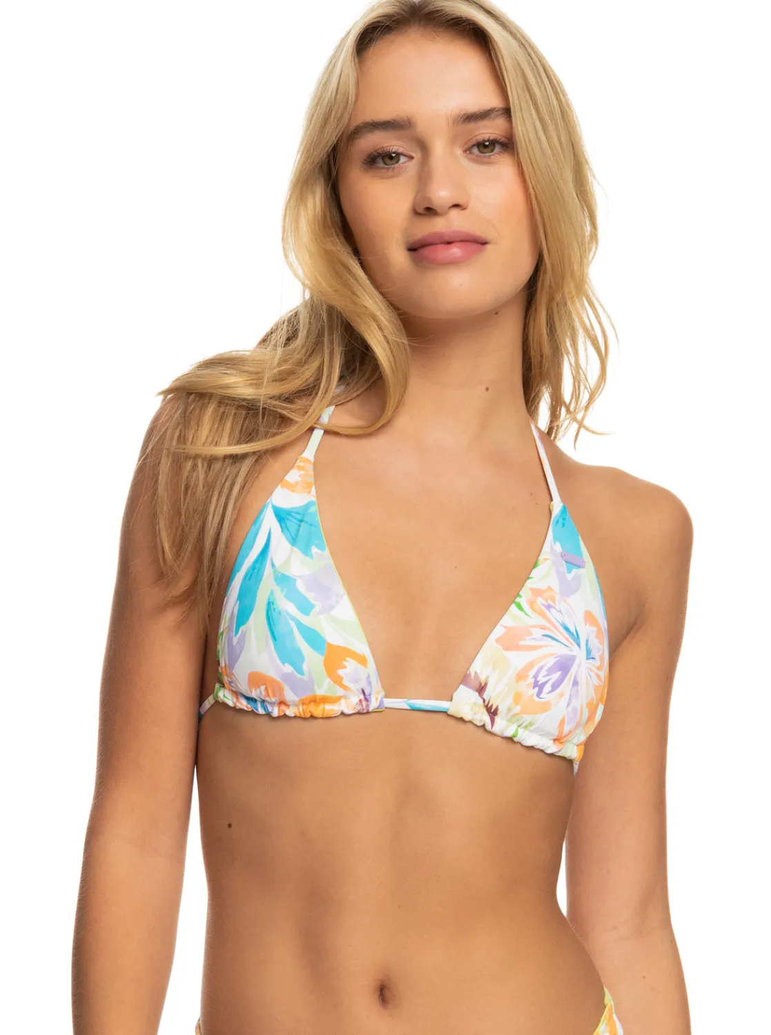 Roxy Bikini Tops*Retro Revo - Tiki Tri Bikinitop, Aan Twee Kanten Draagbaar Voor Dames Snow White Pualani Combo