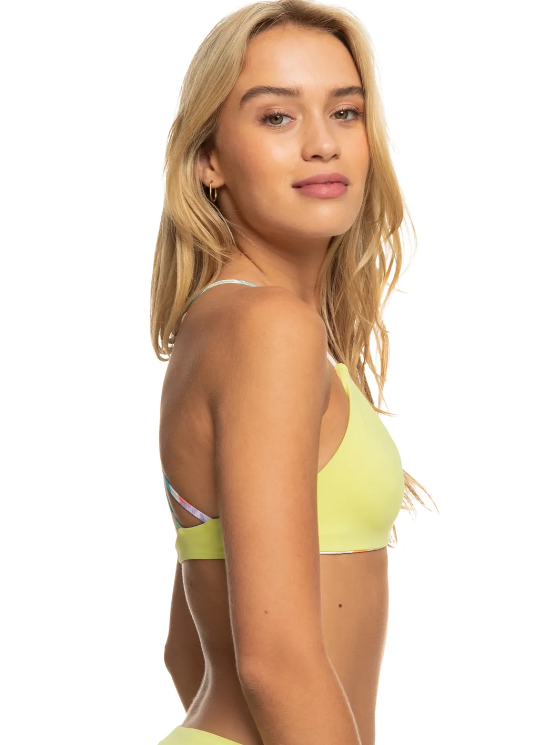 Roxy Bikini Tops*Retro Revo - Triangel Bikinitop, Aan Twee Kanten Draagbaar Voor Dames Snow White Pualani Combo