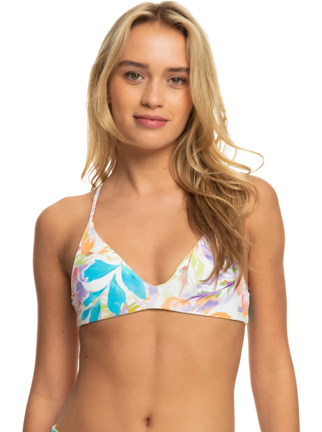 Roxy Bikini Tops*Retro Revo - Triangel Bikinitop, Aan Twee Kanten Draagbaar Voor Dames Snow White Pualani Combo