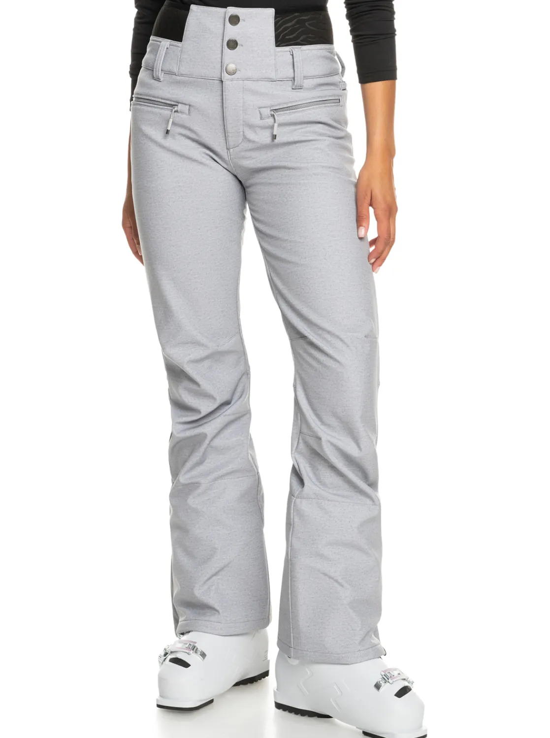 Roxy Snow-Broeken*Rising High 2022 - Geisoleerde Snowbroek Voor Dames Heather Grey