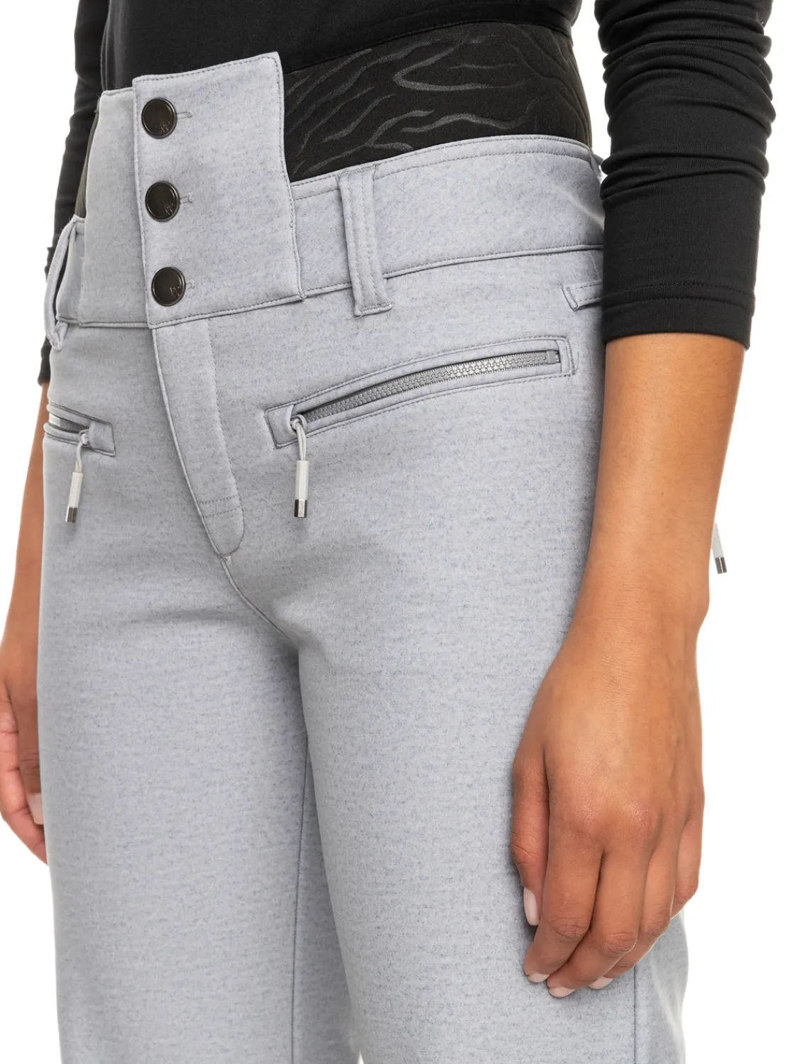 Roxy Snow-Broeken*Rising High 2022 - Geisoleerde Snowbroek Voor Dames Heather Grey