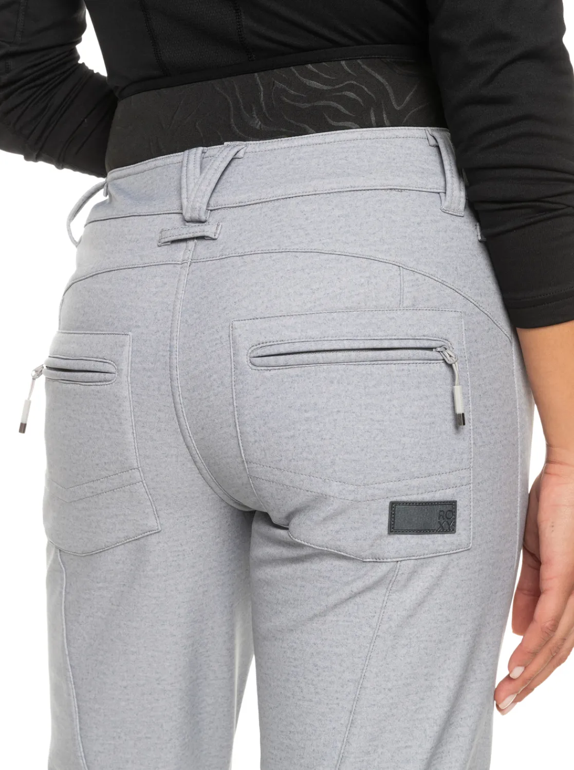 Roxy Snow-Broeken*Rising High 2022 - Geisoleerde Snowbroek Voor Dames Heather Grey